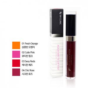 3W Clinic Aqua Matte Lip Tint #Fresh Orange