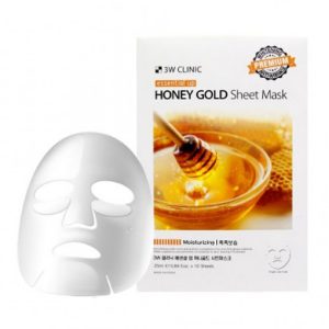 3W Clinic Essential Up Honey Gold Sheet Mask, 1 шт