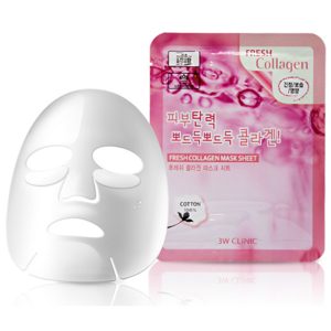 3W Clinic Fresh Collagen Mask Sheet, 1 шт
