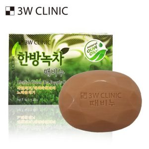 3W Clinic Herbal Green Tea Beauty Soap