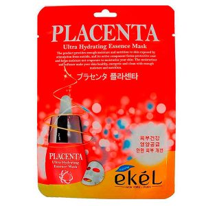 Ekel Placenta Ultra Hydrating Essence Mask, 1 шт