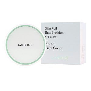 Laneige Skin Veil Base Cushion #60 Light Green с запаской