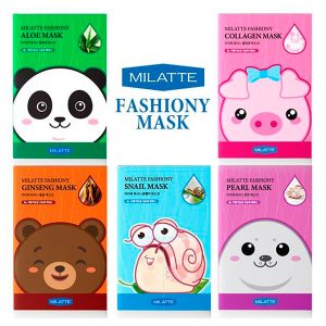 Milatte Fashiony Collagen Mask Sheet, 10 шт