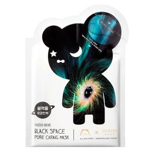 The Oozoo Bear Black Space Pore Caring Mask, 5 шт