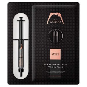 The Oozoo Face Energy Shot Mask Premium Black, 5 шт