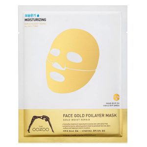 The Oozoo Face Gold Foilayer Mask, 5 шт