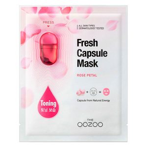 The Oozoo Fresh Capsule Mask Rose Petal Toning, 5 шт