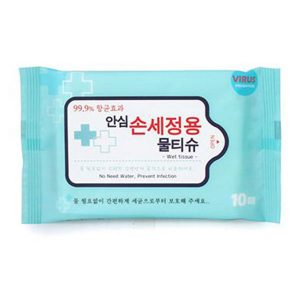 Virus Prevention Wet Tissue, 10 салфеток