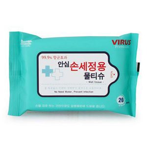 Virus Prevention Wet Tissue, 20 салфеток