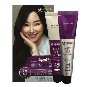 Daeng Gi Meori New Gold Herbal Hair Color Cream No.7 Black