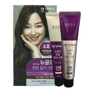 Daeng Gi Meori New Gold Herbal Hair Color Cream No.4 Natural Brown