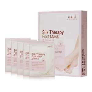Malie Silk Therapy Foot Mask Horse Oil, 5 pcs.