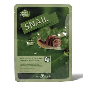 May Island Real Essense Snail Mask Pack, 1 шт